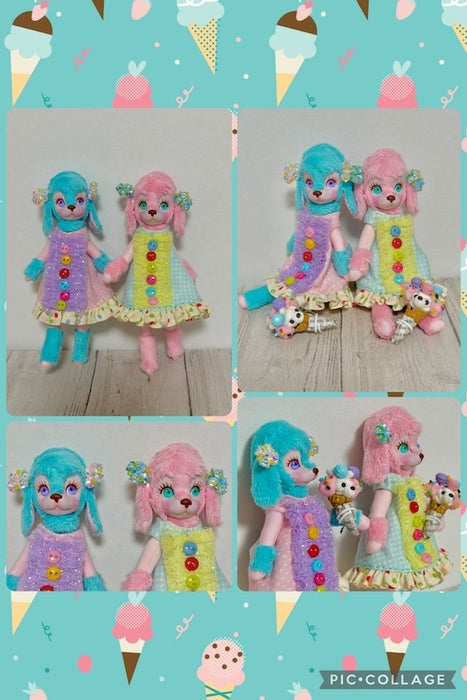 ☆一点物☆ぬいぐるみ「HARAJUKU Nana（blue）」by yummy.toybox
