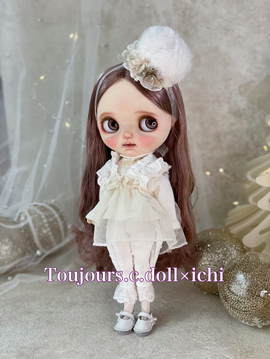 ☆OOAK☆ Artist original doll (Neo Blythe) "Christmas juniemoon angel" by Toujours.c.doll × ichi