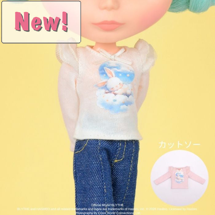 Dear Darling fashion for dolls「肩フリル長袖Tシャツ」