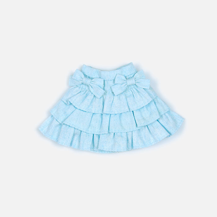Dear Darling fashion for dolls「ティアードスカート」ペールブルー