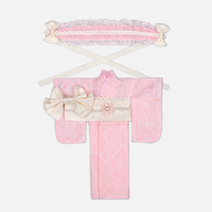 Dear Darling fashion for dolls「レース着物セット」ピンク