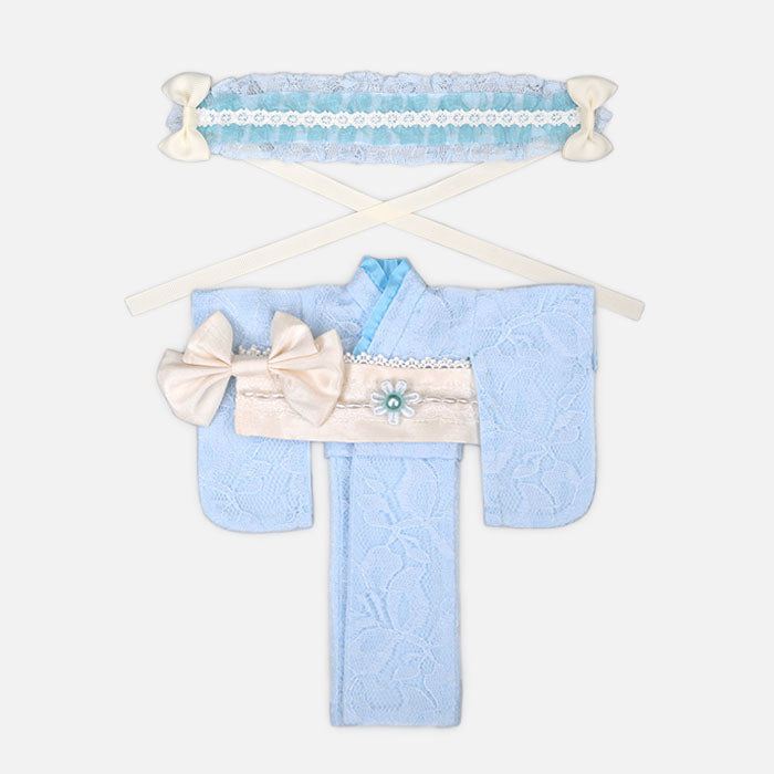 Dear Darling fashion for dolls "Lace Kimono Set - Blue"