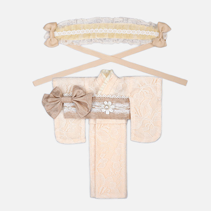 Dear Darling fashion for dolls「レース着物セット」アイボリー