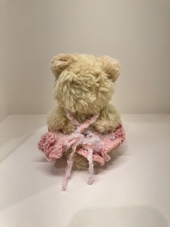 ☆OOAK☆ Plush Toy “①Fluffy Bear (Pink)” by mou-bear♡