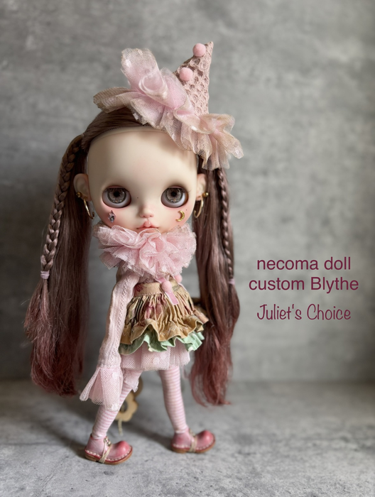 ☆OOAK☆ Artist original doll (Neo Blythe) “Moonlit Pierrot” by necoma doll