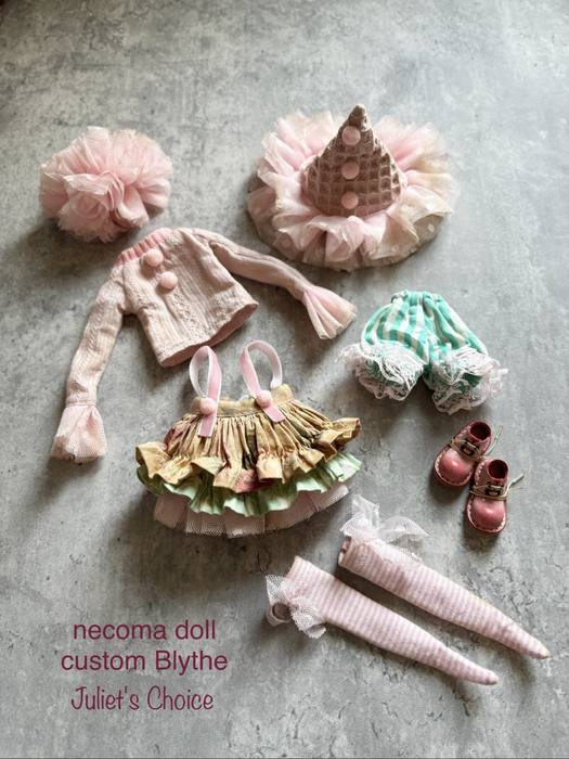 ☆OOAK☆ Artist original doll (Neo Blythe) “Moonlit Pierrot” by necoma doll