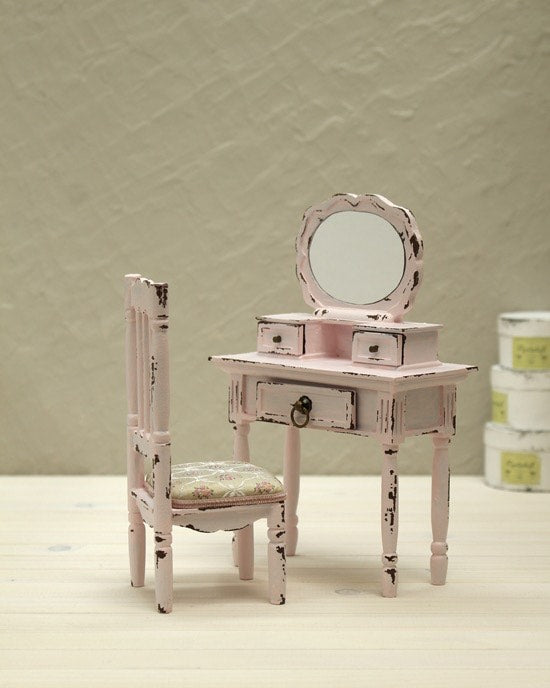 Furniture for dolls "Romantic dressers and chairs" by Lily White 