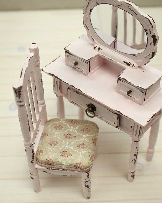 Furniture for dolls "Romantic dressers and chairs" by Lily White 