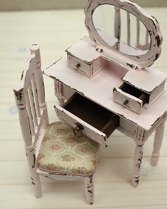 Furniture for dolls "Romantic dressers and chairs" by Lily White 