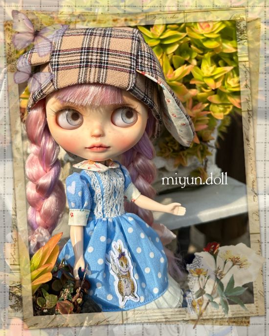 ☆OOAK☆ Artist original doll (Neo Blythe) "Little Sleepy Bunny" by miyun.doll