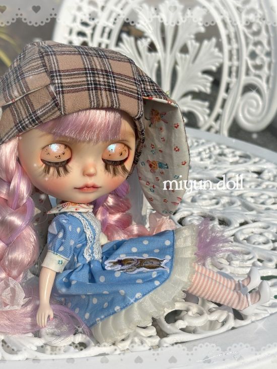 ☆OOAK☆ Artist original doll (Neo Blythe) "Little Sleepy Bunny" by miyun.doll