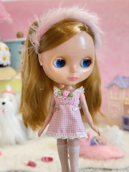 Dress set (Neo Blythe Size) “Check Dress Set” by MO by offton