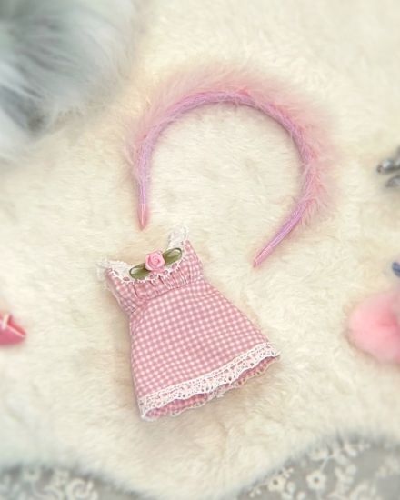 Dress set (Neo Blythe Size) “Check Dress Set” by MO by offton