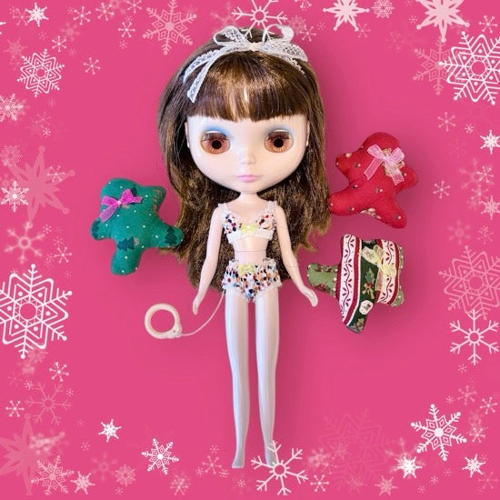 ドレスセット（ネオブライスサイズ）「ランジェリーセット （クッション赤）」by ☆チョコメロ☆