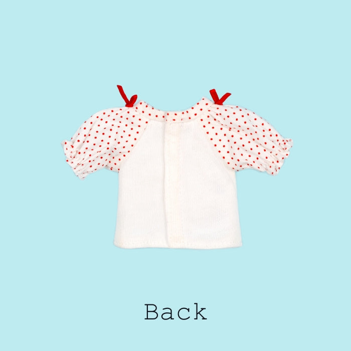 Dear Darling fashion for dolls「プリントラグランTシャツ」レッド