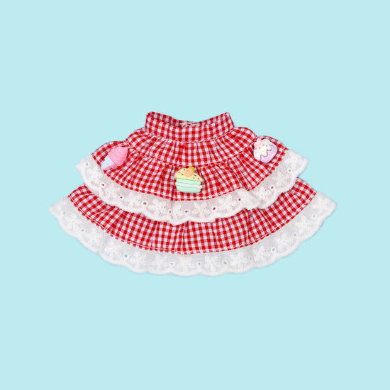 Dear Darling fashion for dolls  "mezzo piano Gingham Check Dress Set "