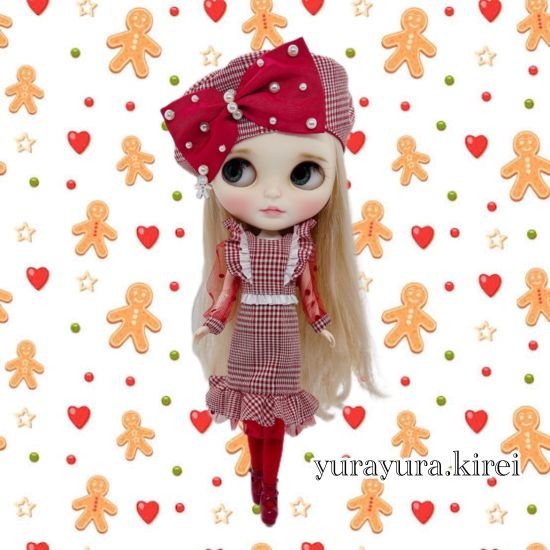 ドレスセット（ネオブライスサイズ）「Happy Christmas 」by yurayura.kirei