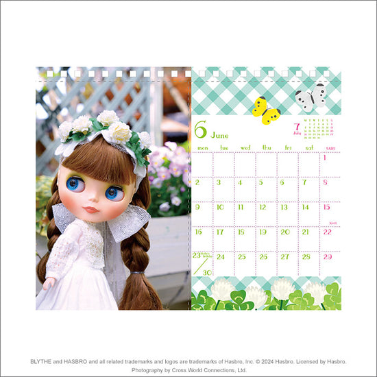 Blythe "2025 Blythe Desktop Calendar Exquisite Pleasure"