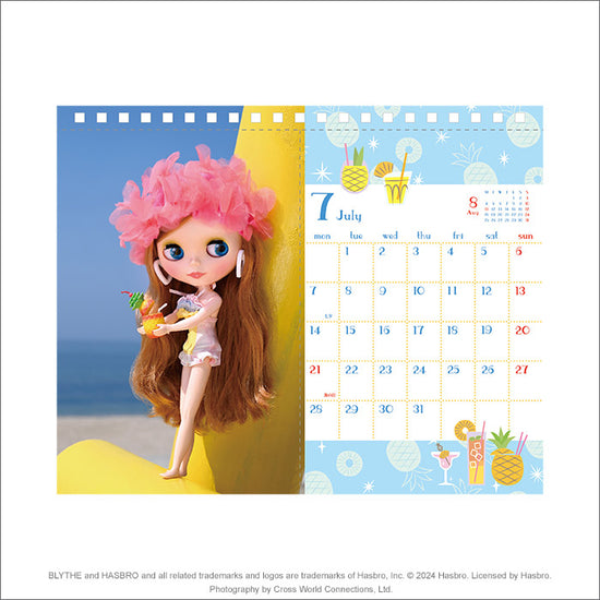 Blythe "2025 Blythe Desktop Calendar Exquisite Pleasure"