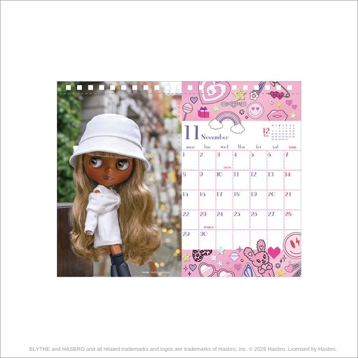 Blythe 2027 Desktop Calendar "Timeless Moments"