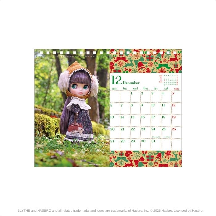 Blythe 2027 Desktop Calendar "Timeless Moments"