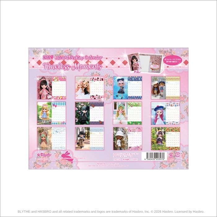 Blythe 2027 Desktop Calendar "Timeless Moments"