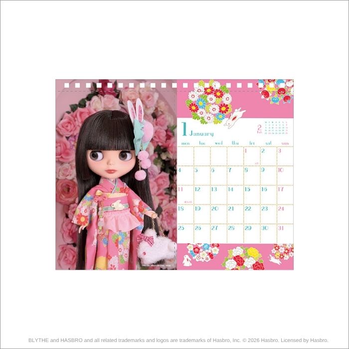 Blythe 2027 Desktop Calendar "Timeless Moments"