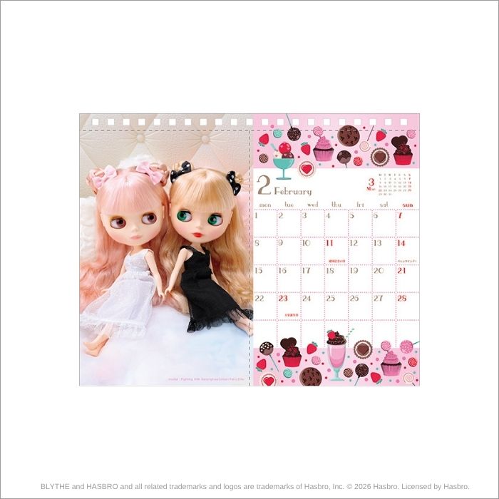 Blythe 2027 Desktop Calendar "Timeless Moments"
