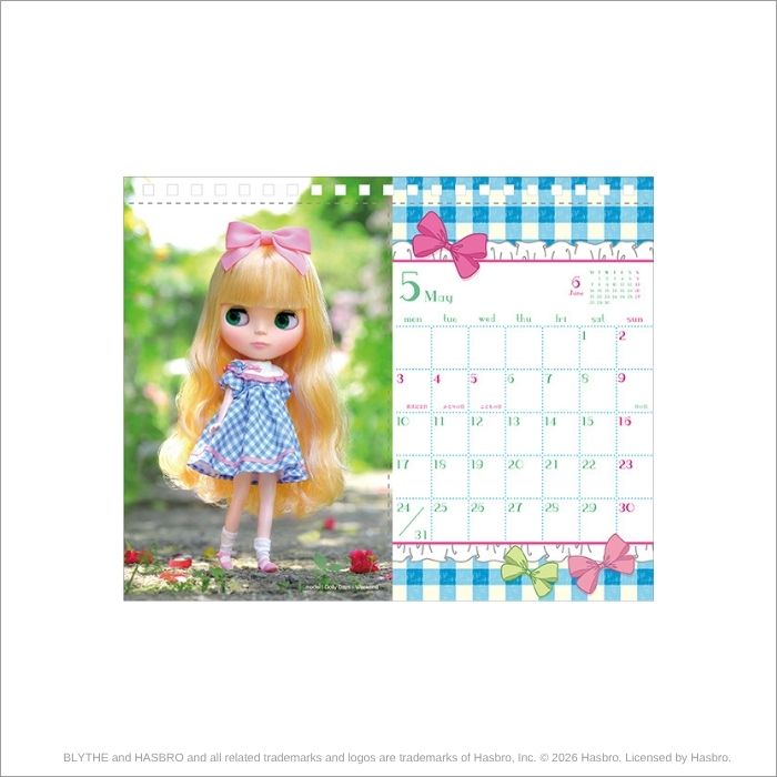 Blythe 2027 Desktop Calendar "Timeless Moments"