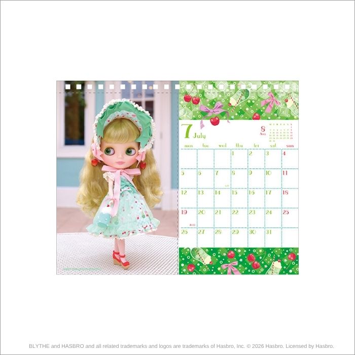 Blythe 2027 Desktop Calendar "Timeless Moments"