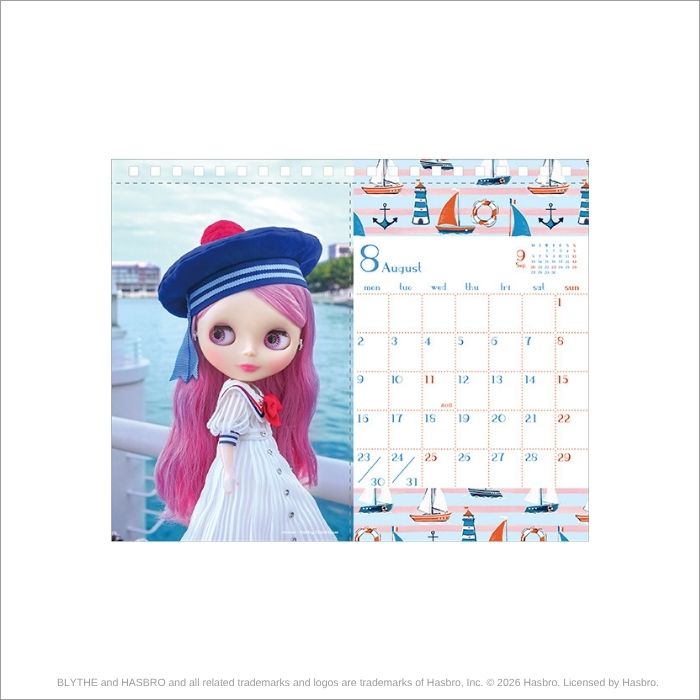 Blythe 2027 Desktop Calendar "Timeless Moments"