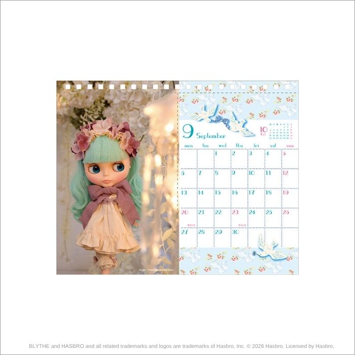 Blythe 2027 Desktop Calendar "Timeless Moments"