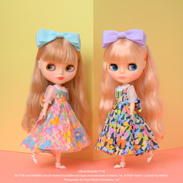 [wholesale]Dear Darling fashion for dolls "Ribbon Pattern Dress Set"