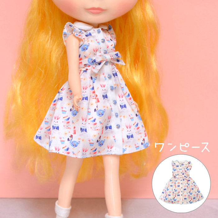 Dear Darling fashion for dolls「アリスプリントシャツワンピース」