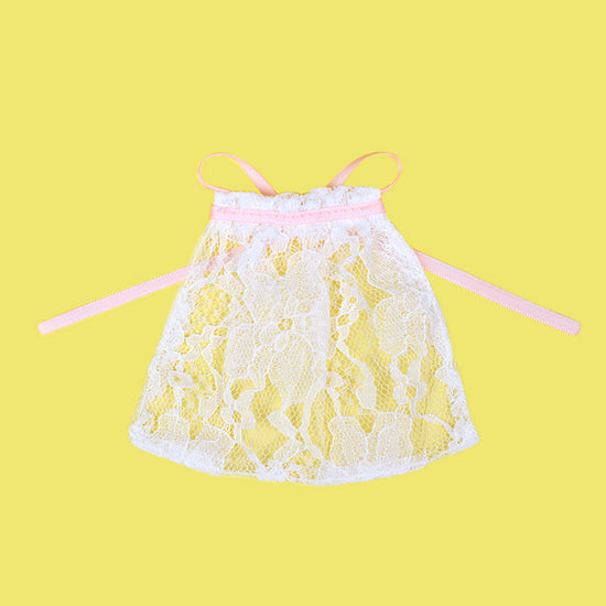 Dear Darling fashion for dolls "Dress with lace apron set"