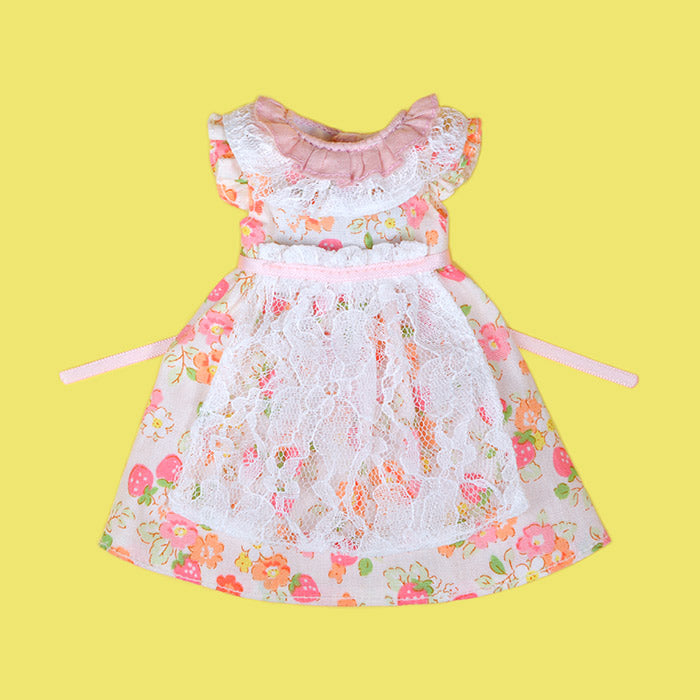 Dear Darling fashion for dolls "Dress with lace apron set"