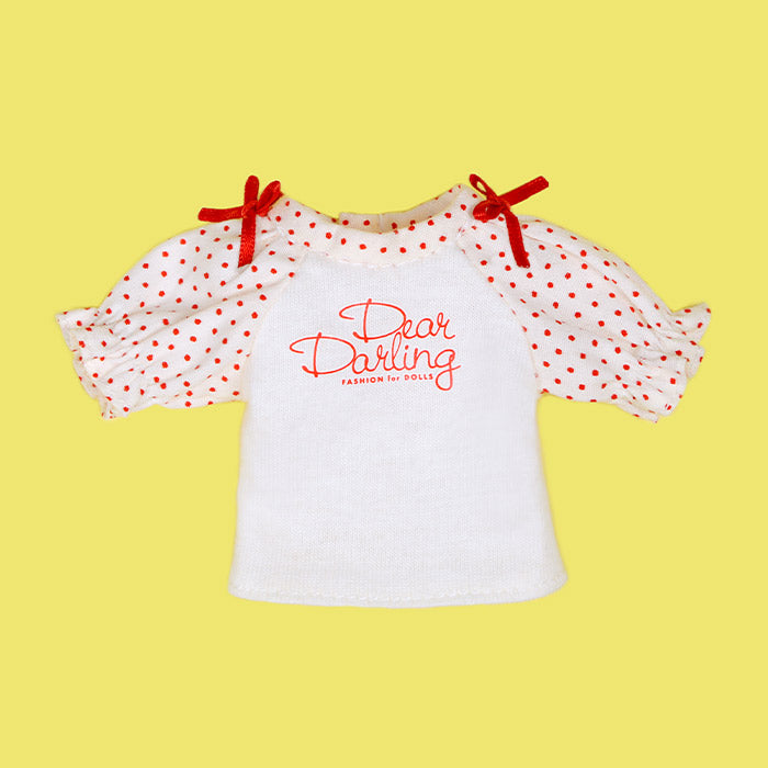 Dear Darling fashion for dolls "Logo Print T-shirts"