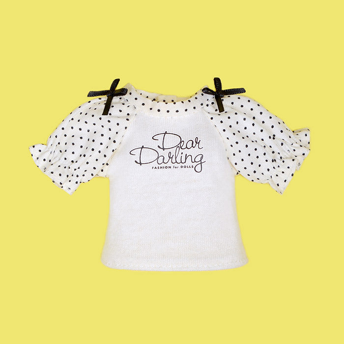 Dear Darling fashion for dolls "Logo Print T-shirts"