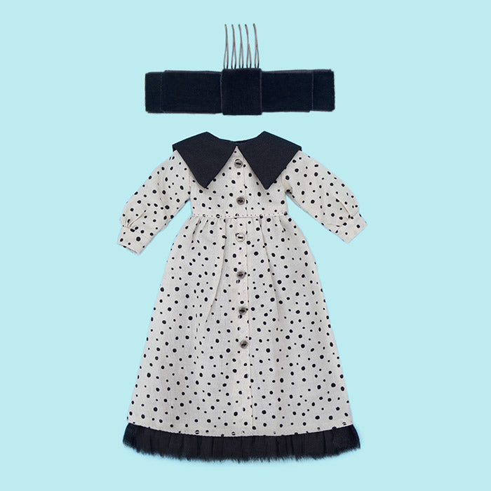 Dear Darling fashion for dolls "Big Collar Shirt Dress Set"