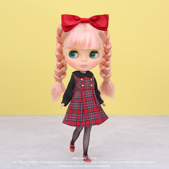 Dear Darling fashion for dolls "Checked Jumper Skirt Set"