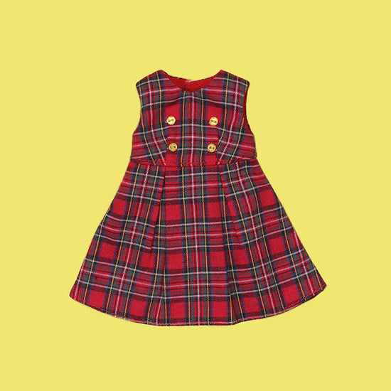 Dear Darling fashion for dolls "Checked Jumper Skirt Set"