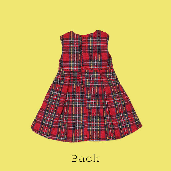 Dear Darling fashion for dolls "Checked Jumper Skirt Set"