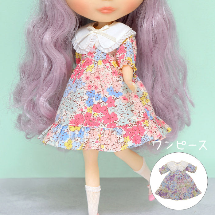 Dear Darling fashion for dolls「つけ襟付きワンピース」