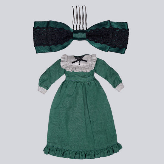 Dear Darling fashion for dolls "Frilled Yoke Long Dress Set"