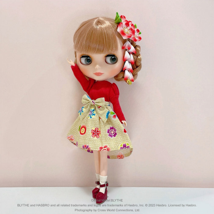 Dear Darling fashion for dolls "Japanese pattern fishtail skirt"