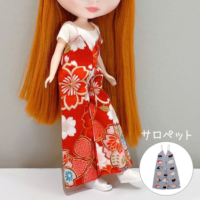 Dear Darling fashion for dolls "Japanese pattern overall"