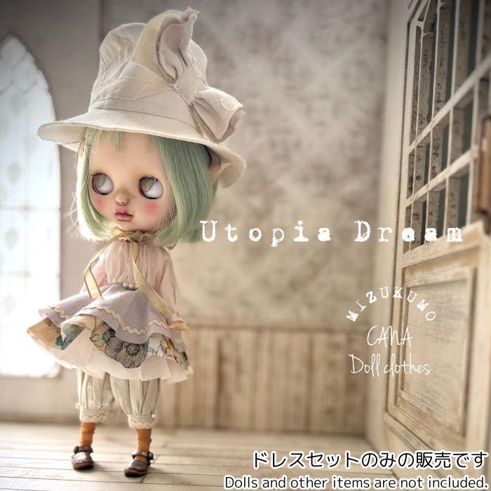 Dress set (Neo Blythe Size) “Utopia Dream” by MIZUKUMO Cana Dollclothes