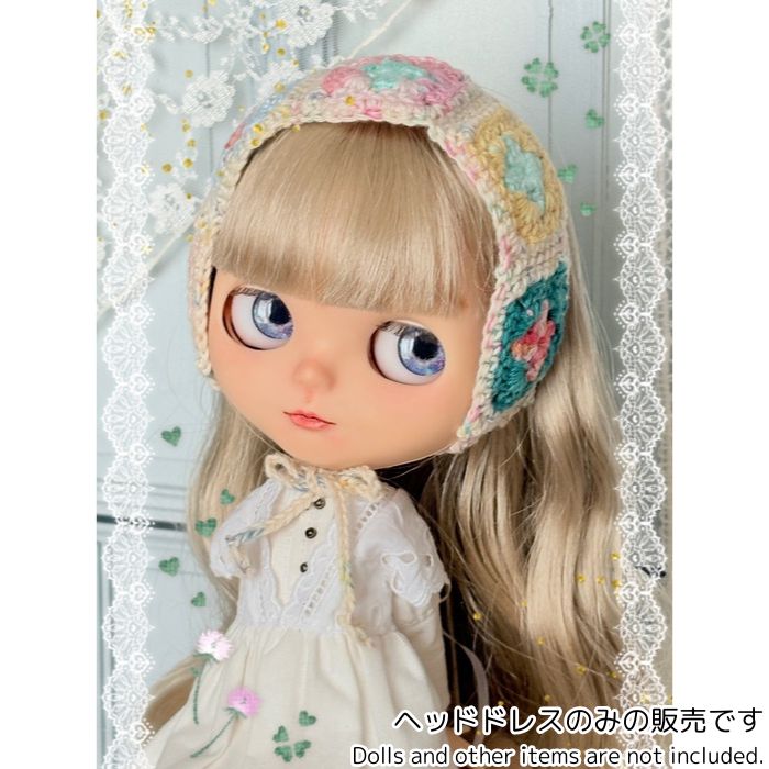 ドール用小物（ネオブライスサイズ）「カラフルなフラワーヘアバンド」by Roro'sdoll