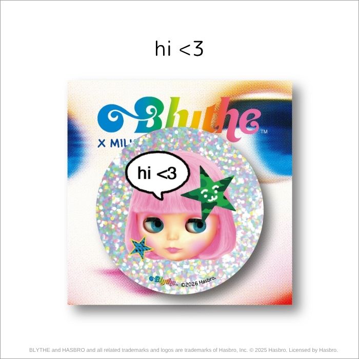 Blythe "Puffy Can Badges (MILK BBI Collaboration)"