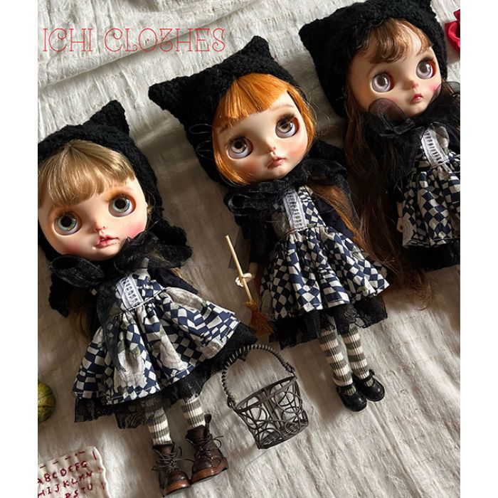 Load image into Gallery viewer, Dress Set(Neo Blythe size) &amp;quot;Transformation Witch Girl Changing set&amp;quot; by ichi
